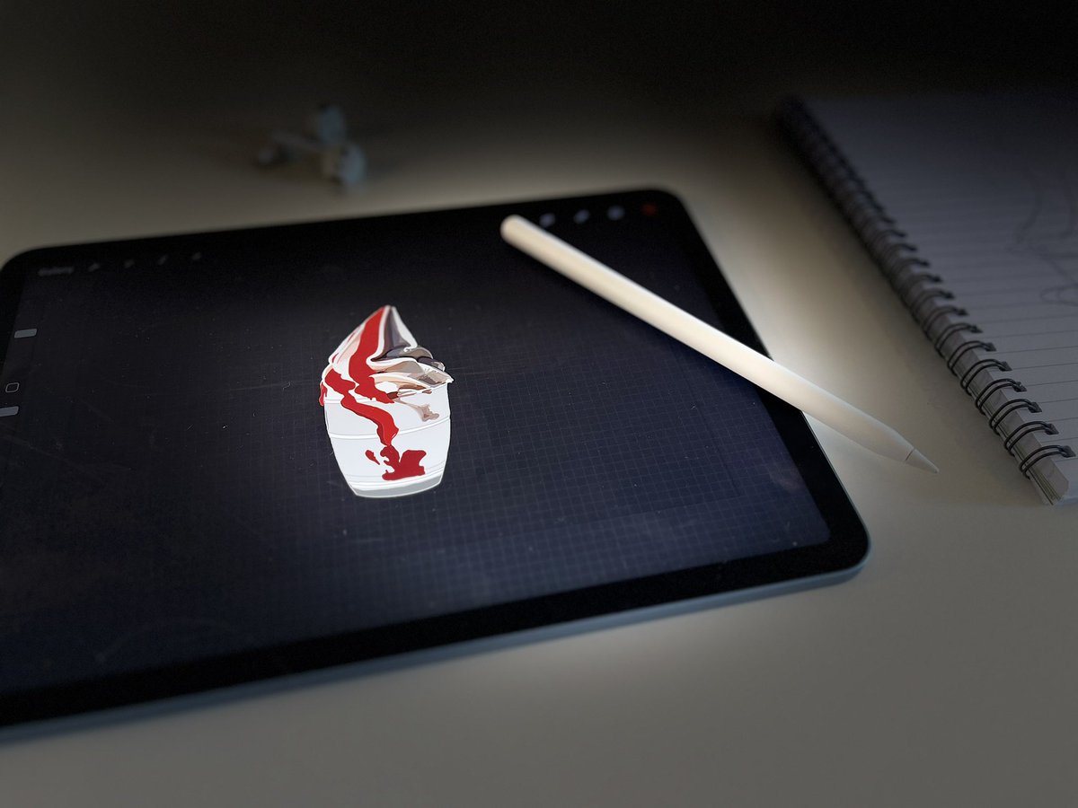 art_with_ears's tweet photo. Rainy Saturday afternoon in July ☂️. Part way through designing a new creamy delight! #DigitalArtist #SaturdayMood #rain #popart https://t.co/f6diipCcj0