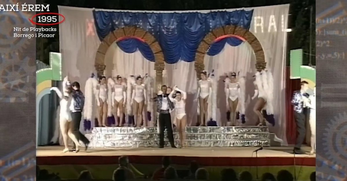 telepobla's tweet photo. AIXÍ ÉREM: Un viatge en el temps a través dels arxius de Telepobla

Dissabte, 22 juliol
Nit Playbacks del 1995. Borrego i Picaor
A les 21:30h.

Diumenge, 23 juliol
Futbet. Final Aleví 1995: Carns Crespo-Honorio Salavert
A les 21:30h. https://t.co/pyVo96M8L6