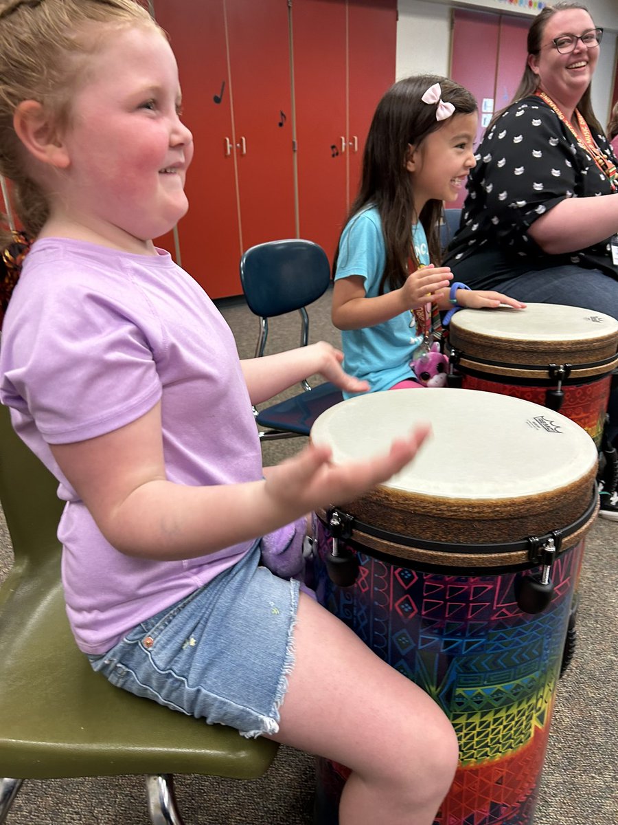 Mrs. Conway hosted a week long workshop for music teachers using the World Music Drumming curriculum she uses with our students. She had 2 levels of classes and about 40 teachers in total. Friday culminated a sharing event that was enjoyed by all.🪘 #BetterTogetherDCS