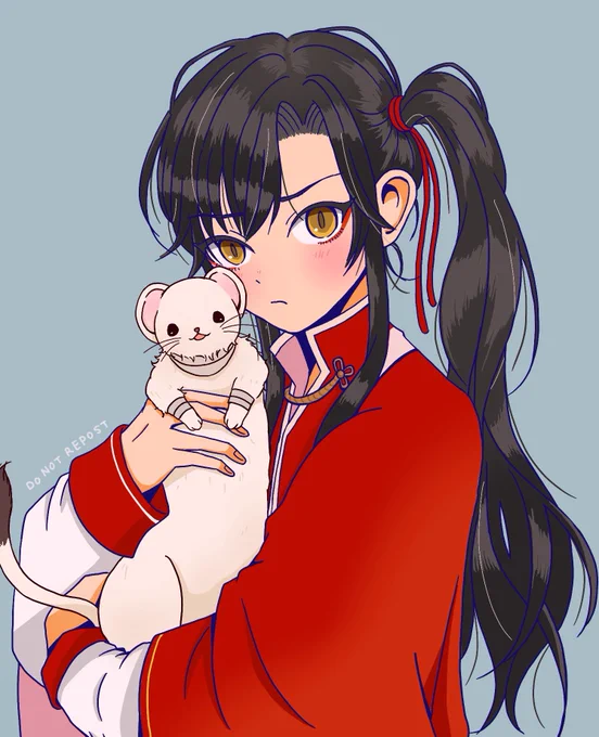 おこじょ殿下と三郎  #天官賜福 #TGCF #花怜