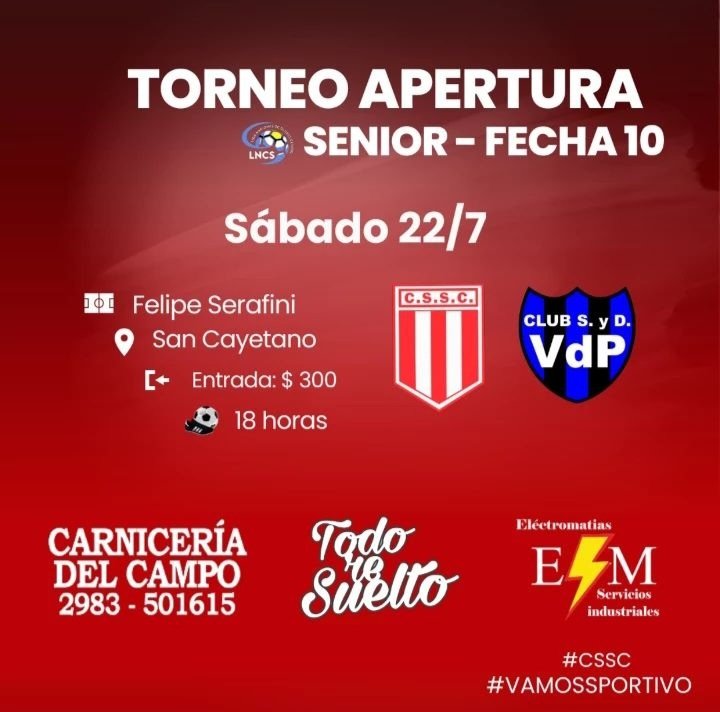 ClubSportivoSC's tweet photo. Hoy sábado día cargado en el predio!! https://t.co/MJQRVPA3Vx