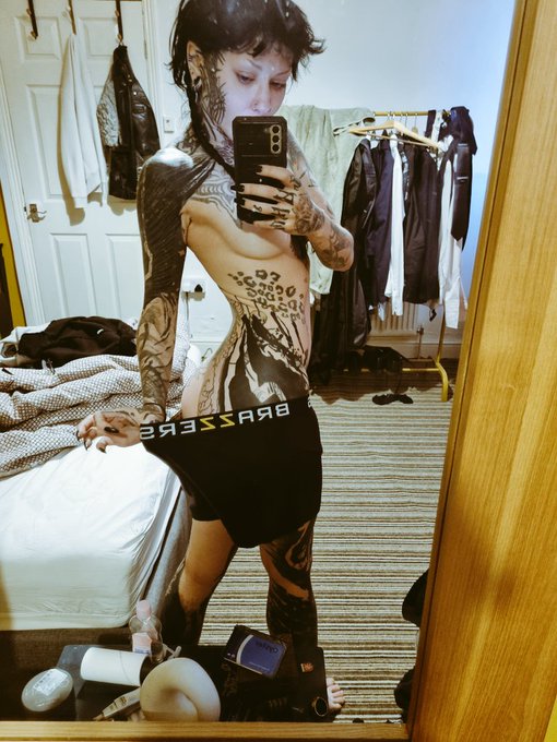 Feeling much better today after few days in bed. Tried stealing my boyfriend underwear but he has even