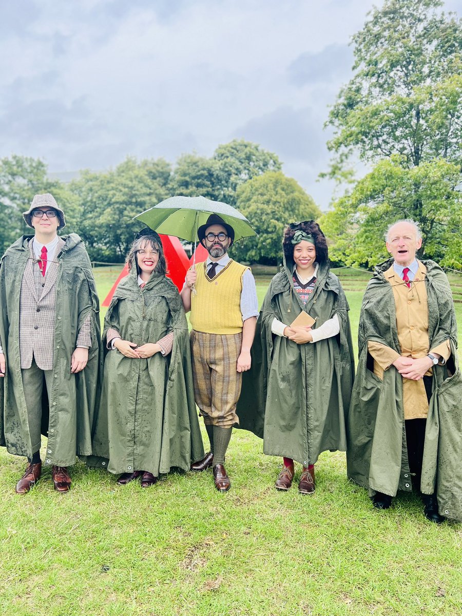 Sonic Geology doesn’t stop for a bit of rain! #Eartrumpet <a href="/IFMKfest/">IF: Milton Keynes International Festival</a> sounding space open 11-13:00 and 14:00-16:00