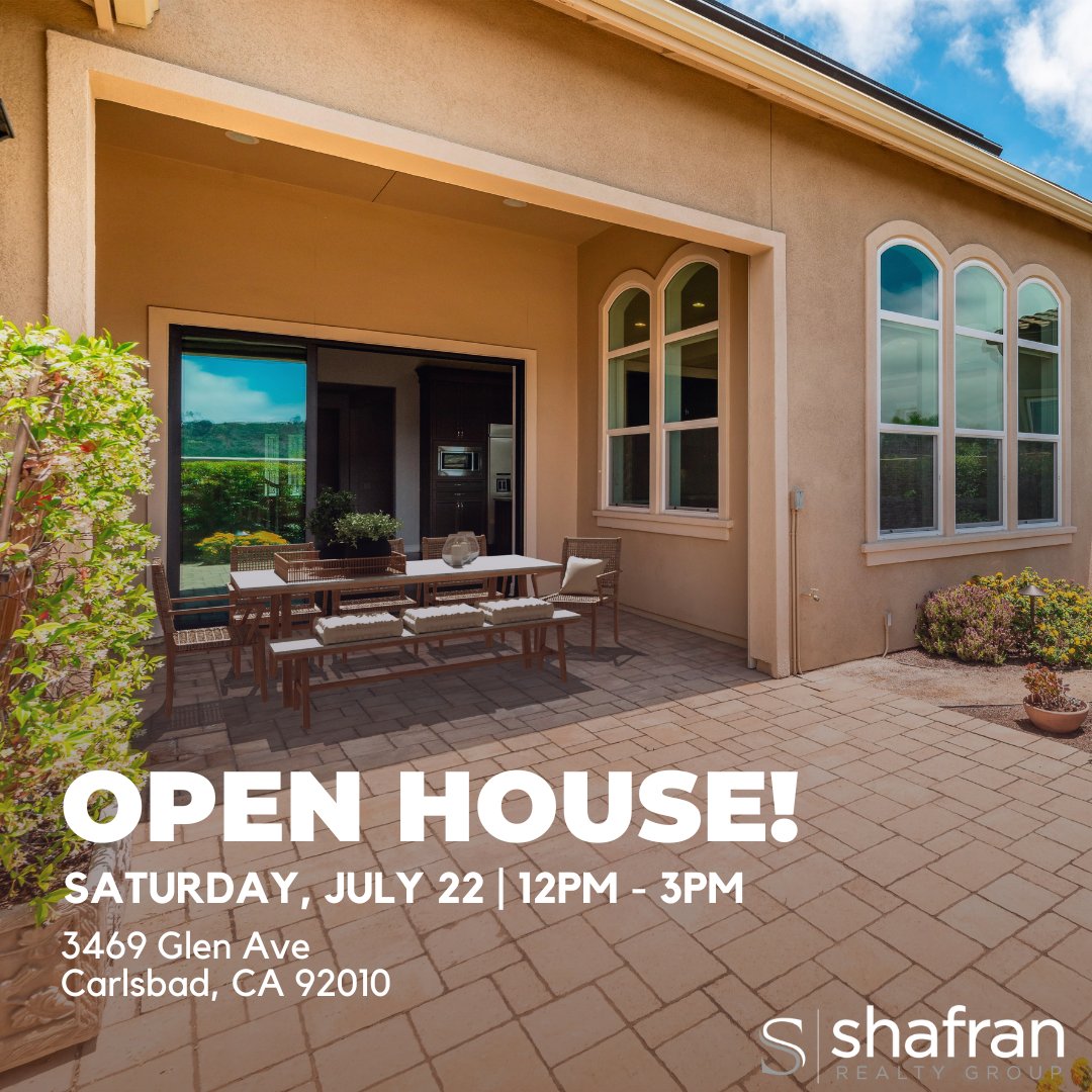 🏡This open house is not to be missed! Come see for yourself why this is the perfect place to call home.
...
#openhouse #realestate #coastalliving #shafranrealtygroup #listyourhome #dreamhome #realestateexperts #realestategoals #househunting #sandiego #california #luxuryreale ...