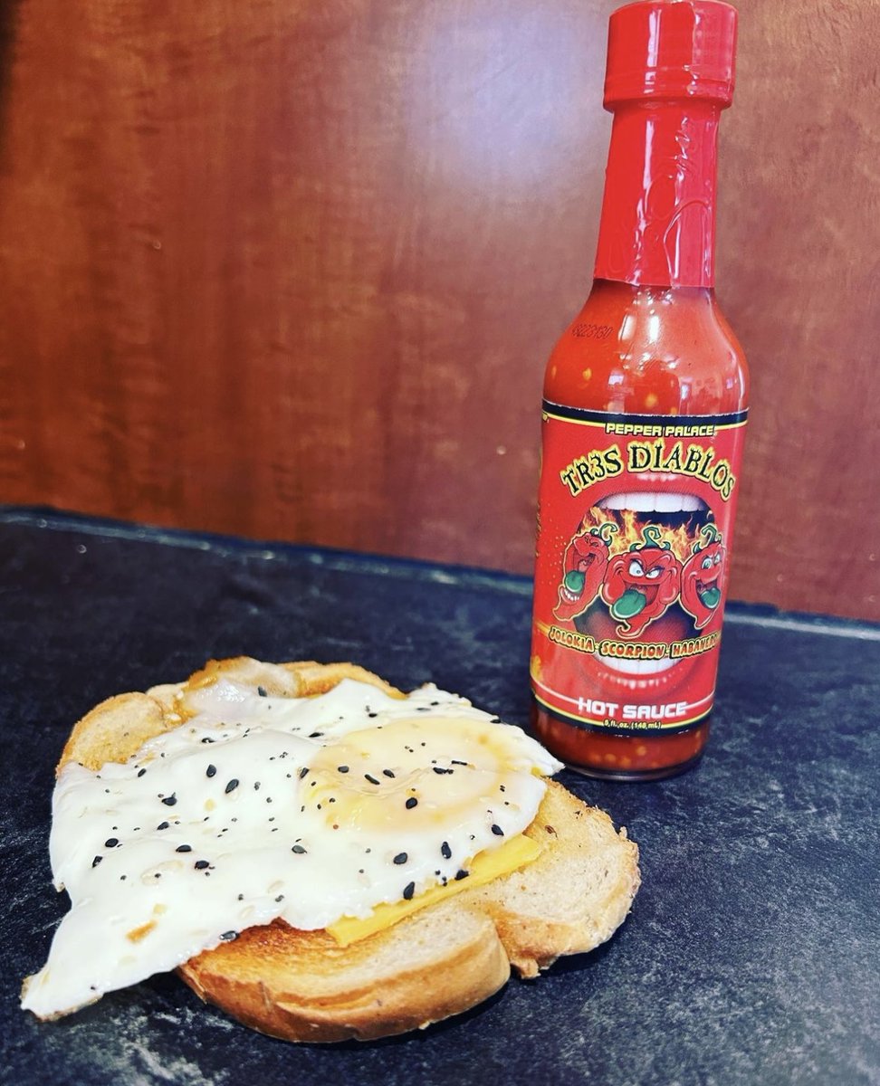 Pepper Palace (@pepperpalace) on Twitter photo "Breakfast + Tr3s Diablos = elite combination! π We'll be having hot sauce with breakfast, lunch, AND dinner.
#repost from <a href="/jakubscorner/">Jacob Ferguson</a>" "Breakfast + Tr3s Diablos = elite combination! π We'll be having hot sauce with breakfast, lunch, AND dinner.
#repost from <a href="/jakubscorner/">Jacob Ferguson</a>"