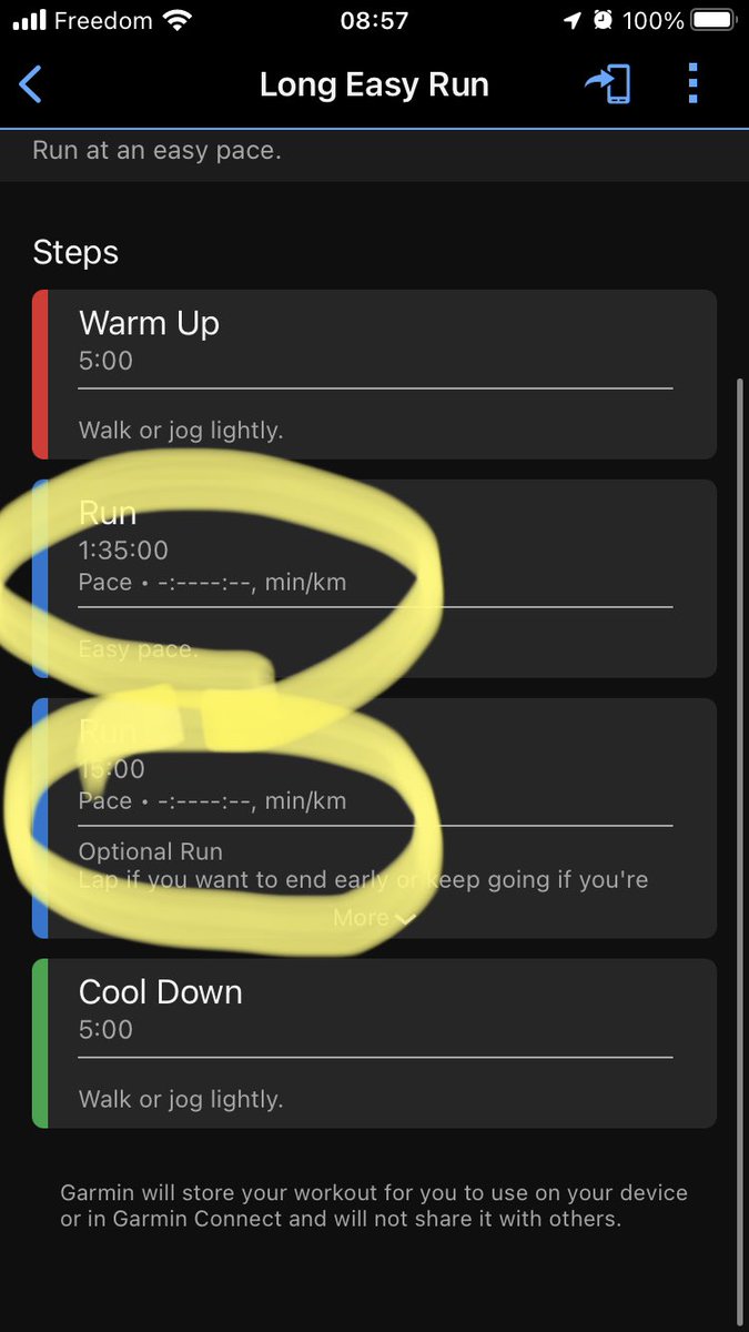 Run21Blog's tweet image. Updated the ⁦@Garmin⁩ Connect app for iPhone yesterday and the pace data for future workouts with Coach Greg are blank, the app alerted me to a video by the wrong Coach and Coach has disappeared from Connect online. Anyone else seeing this and have a fix?!