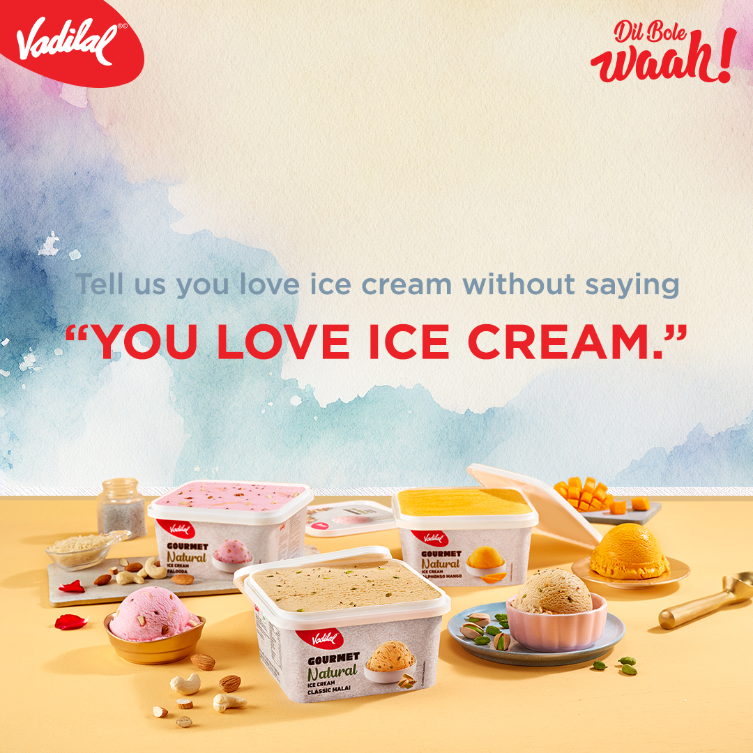icecreamvadilal's tweet photo. The best five comments will be pinned on our Instagram feed for a week. It’s game time with ice cream🍦#DilBolWaahWaahWaah #Dilbolewaah #sundayfunday #commentsoon #dessertlove #icecreamtime #needicecream #gametime #weekendmood #loveicecream #vadilalicecream #commenthere https://t.co/MT7ThXV05X