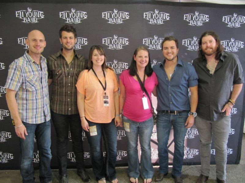 10 years ago today I was 8 months pregnant &amp; meeting one of my fav bands before watching them from the front row! What a dream! <a href="/EliYoungBand/">Eli Young Band</a> #BabysFirstConcert