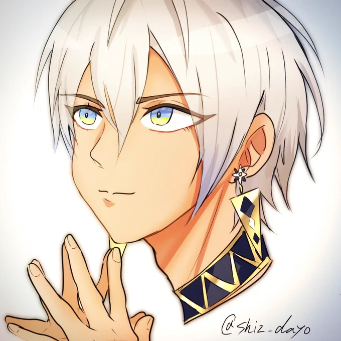 空いた時間に描いたイブラヒム。顔だけ
