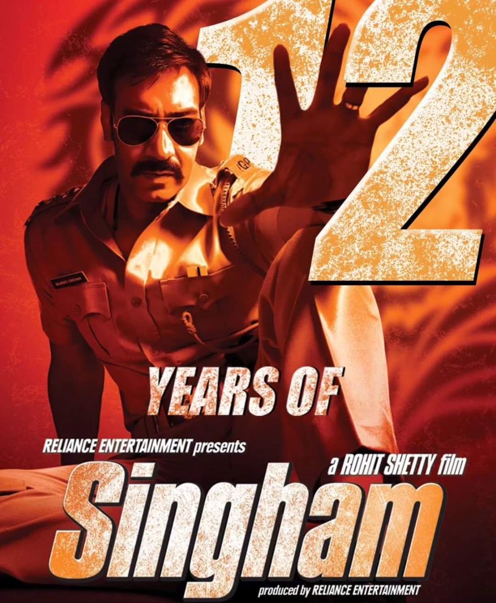 YourAjayDevgn's tweet photo. Jis main hai Dum
To Fakhat Bhaji Rao Singham
#12YearsofSingham
@ajaydevgn @TeamAjayDevgn https://t.co/bfBEH8Szm5