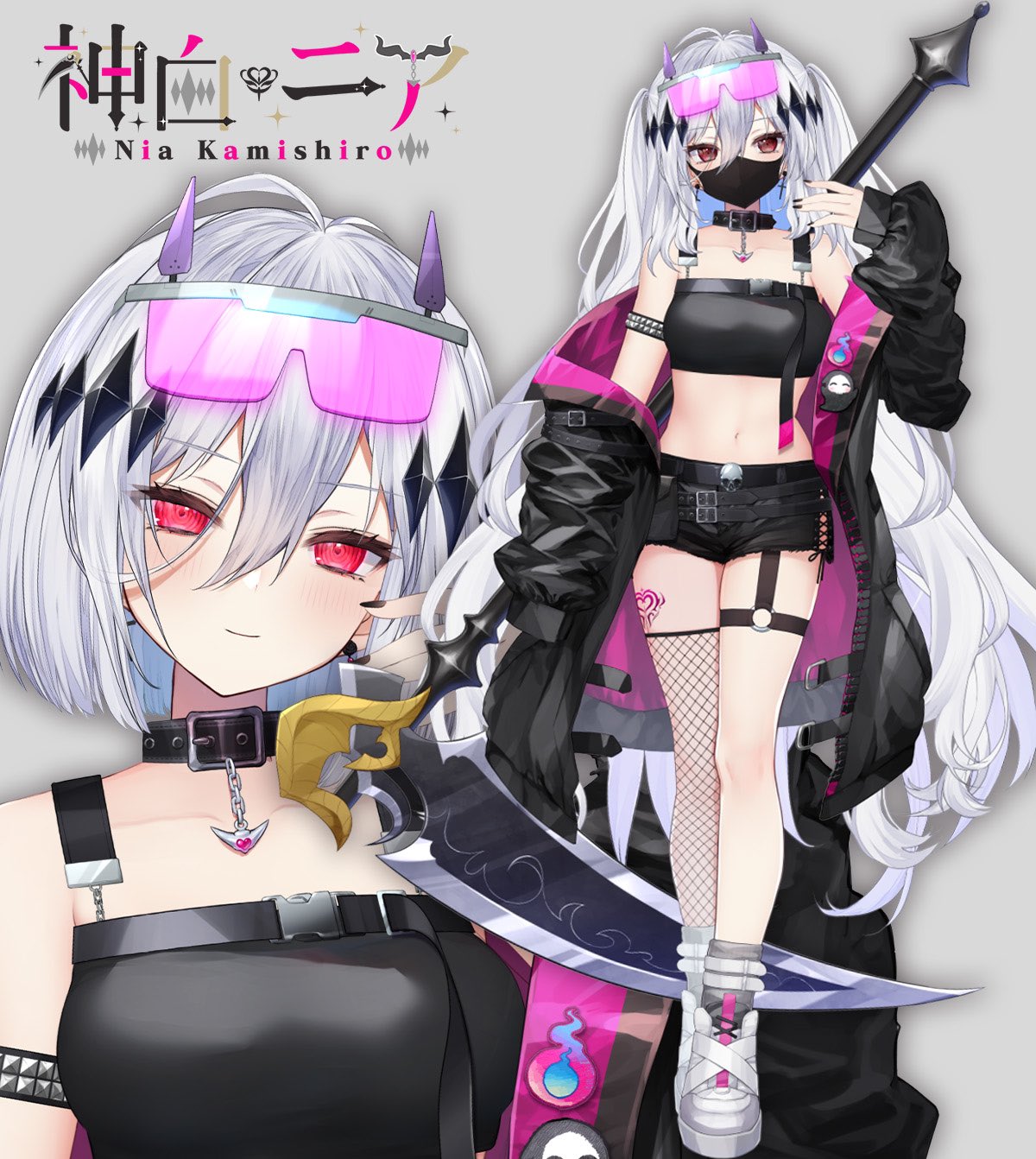 神白ニア🍚💀@10/53Dお披露目LIVE on X: "✖︎ #神白ニア新衣装 ...