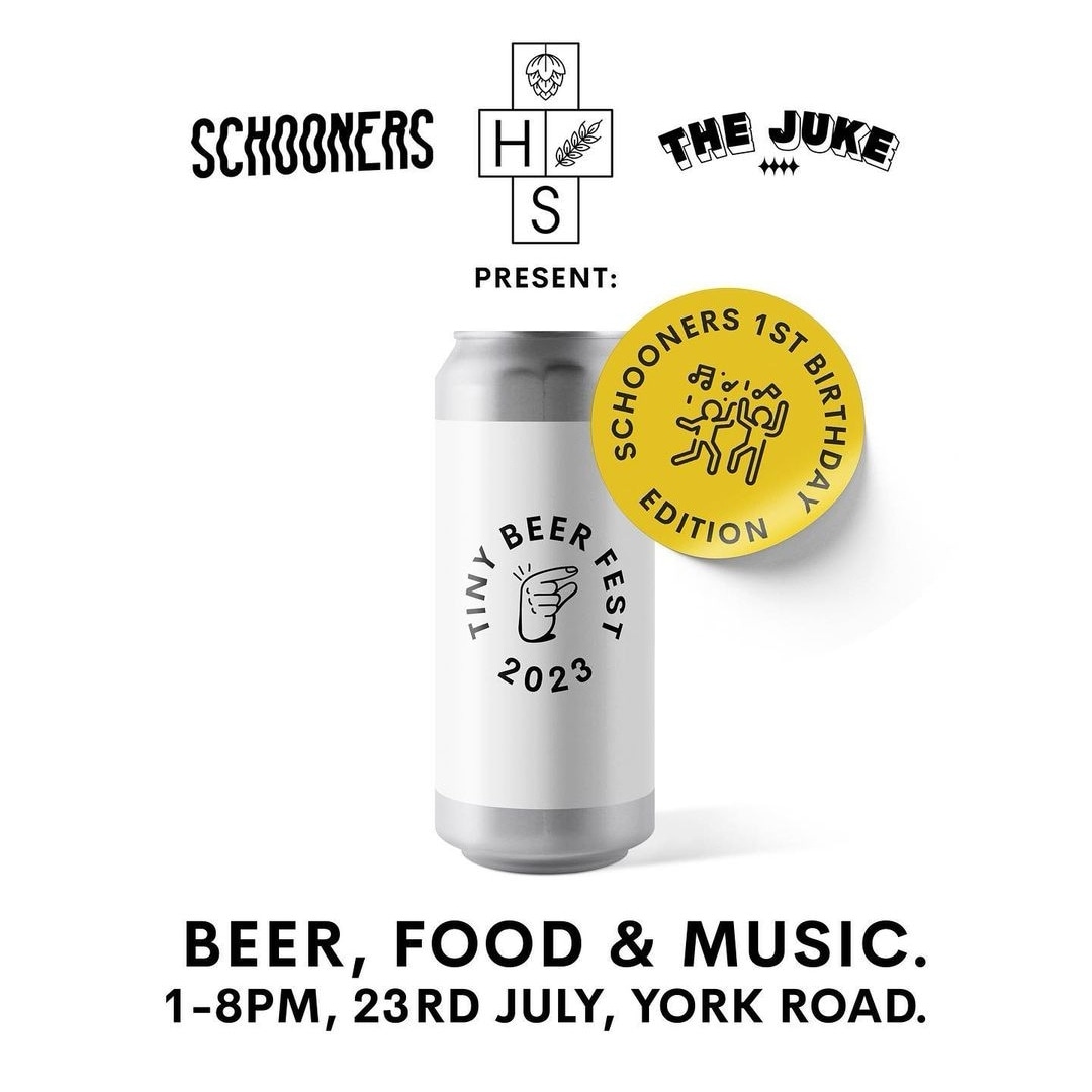 THIS IS TOMORROW! 🤏🍻🎉
.
We're so excited to be teaming up with our friends Schooners <a href="/TheJukebars/">The Juke</a> again for Tiny Beer Fest: Schooners 1st Birthday Edition 🎈 (they're a year old already!? 😱)
.