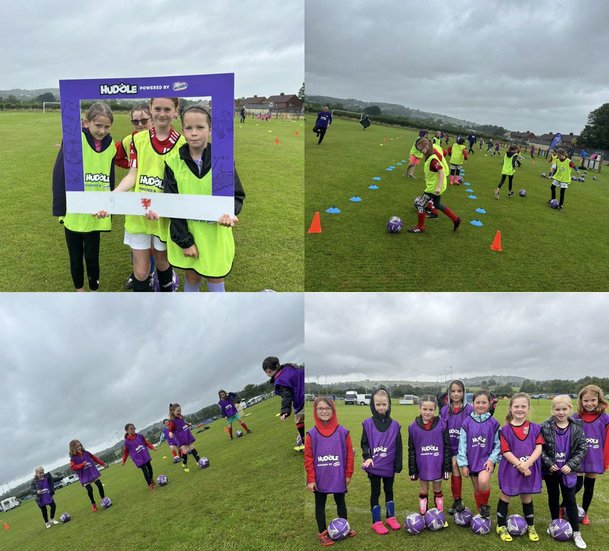 rshortfaw's tweet photo. What a fantastic #Huddleunite festival at @TalgarthGirlsFC today! Smiles all around and girls getting involved in football for the first ever time! 

DIOLCH to all the coaches and staff involved 👏🏼👏🏼 

Funded by #FIFA https://t.co/IcnoyGVixX