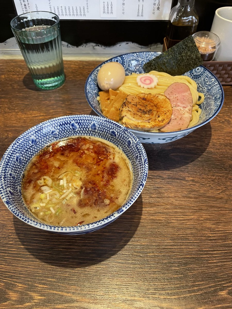 mitsu9991_k's tweet photo. 麺処はなぶさ　川越

濃厚えびつけめん
お心遣い🥚

久々の土曜日訪問。これを食べるしかない❗️相変わらず美味しかったです❗️ご馳走様でした♪またお伺いします✨

#麺処はなぶさ https://t.co/wesnQ7WO1H