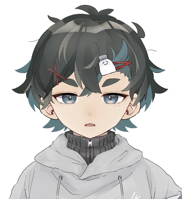お仕事でげんしおさんのラフからデザインまで全てお仕立てしました!! 本日からVtuber活動されるということでおめでとうございます  ご依頼ありがとうございました!!