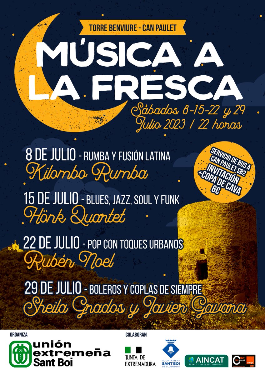 Hoy, concierto en Barcelona 🩵🎤

¿Nos vemos?