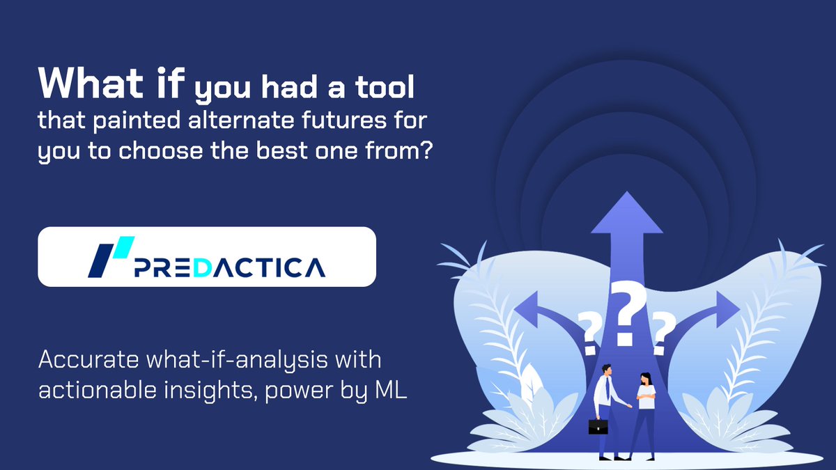 Taking a business risk based on a spreadsheet seems a little reckless. Upgrade to #Predactica, an #ML-powered #dataanalysis platform. A/B test between business choices and their opportunity costs with Predactica's platform.

Sign up for a free trial - predactica.com/contact-us/