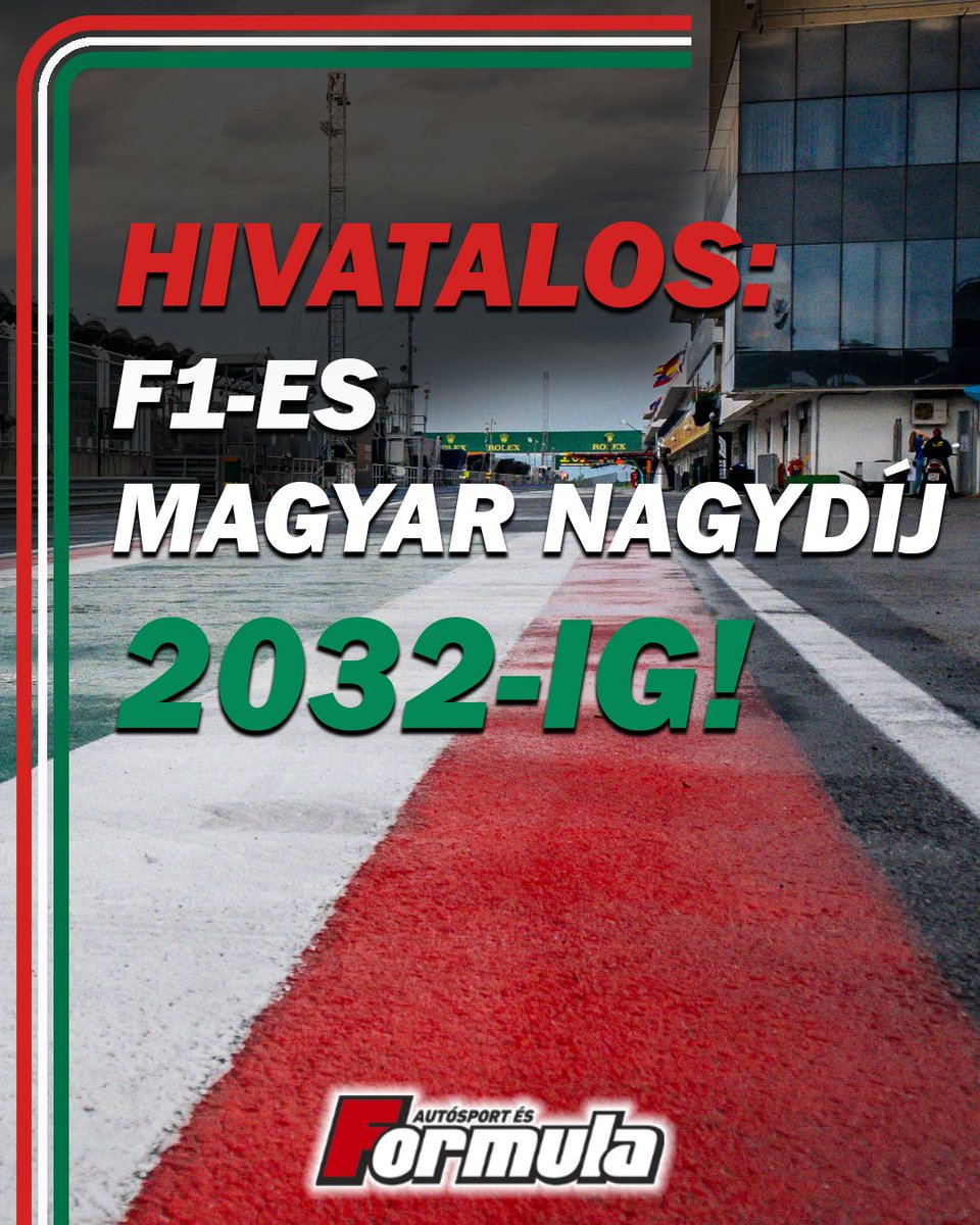 Formula 1 to race in Hungary until 2032!

#f1 #formula1 #forma1 #HungarianGP <a href="/HungaroringF1/">Hungaroring</a> #MagyarNagydíj #bestfollowers #FormulaHUPodcast <a href="/Formula_pont_hu/">Formula.hu</a>