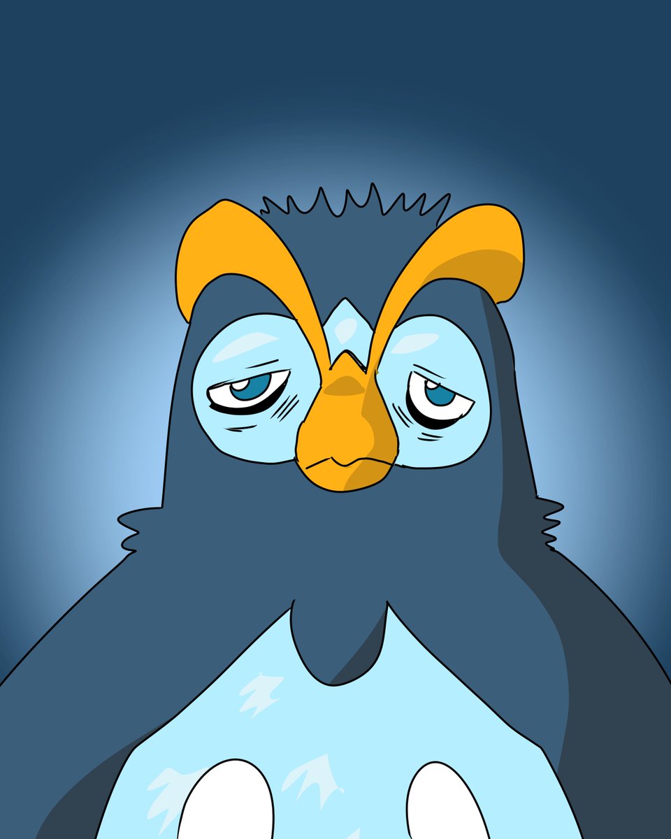 no humans pokemon (creature) bird looking at viewer penguin solo animal focus  illustration images