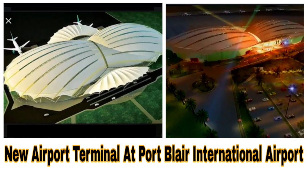 The Port Blair Airport @aaipblairport was renamed in 2002, in Atal ji's era, to Veer Savarkar International Airport. In 2023, Modi ji will be inaugurating the new terminal which has been uniquely designed in a shell-shape. While the dynastic party keeps crying foul about
