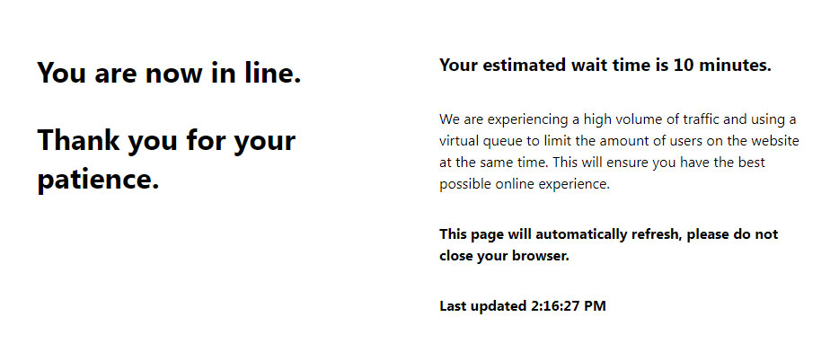 Barbenheimer doing so well <a href="/vuecinemas/">Vue</a> have had to add a wait list just to access their website today 😮