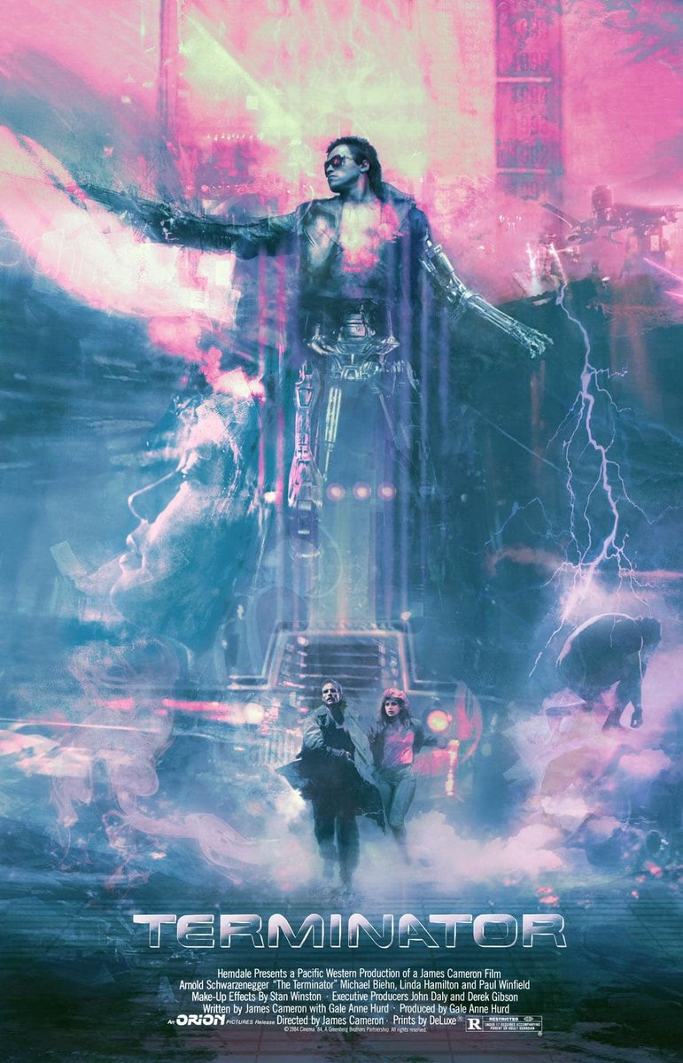 alucard8791's tweet photo. "the Terminator"
#jamescameron #movie #painting #art #poster by #christophershy https://t.co/SazgIsmEAH