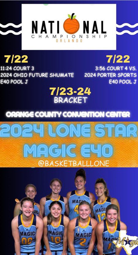 Come check out <a href="/BasketballLone/">Gene Smith</a> at the National Championship!!🤍🏀