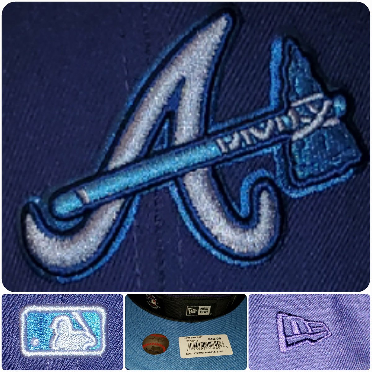 Dank1TheVandal's tweet photo. Mail call from the folks at New Era Cap sponsored by New Era by You's $50 off code for being slow. Got these purple Braves and Winston Salem Dash theme night joints. @Braves @WSDashBaseball
#AtlantaBraves #WSDash #customhat #strictlyfitteds #IDontSnapbacks #NOSIDEPATCHGANG https://t.co/WNHID3TIfC