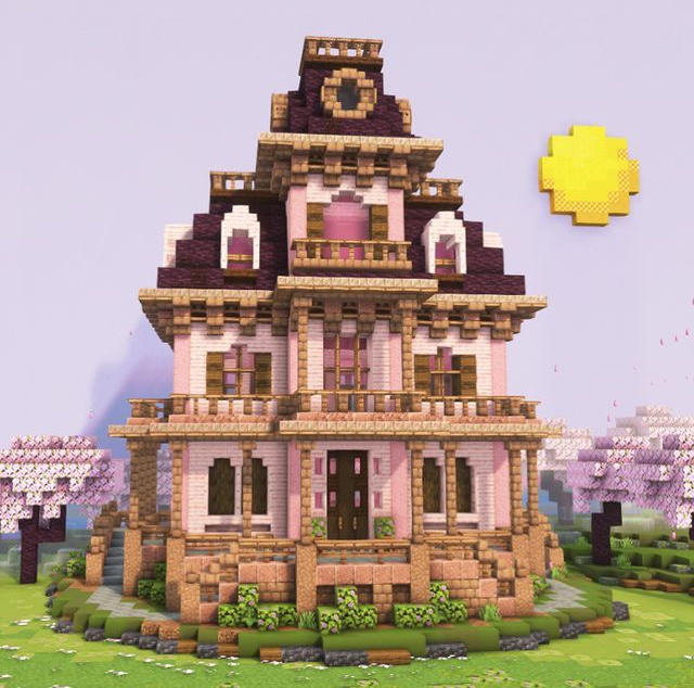 Blaze8516's tweet image. The cherry mansion

1.20 Mansion recolor 2/2

See it in game v
Server: meta-union
Java port: 25565
Bedrock port: 19132 or 19133
Then do /pw Blaze_Cherry mansion in the builders world 

#Minecraft #Minecraftbuilds #minecraftinspiration #MinecraftServer #minecraftart