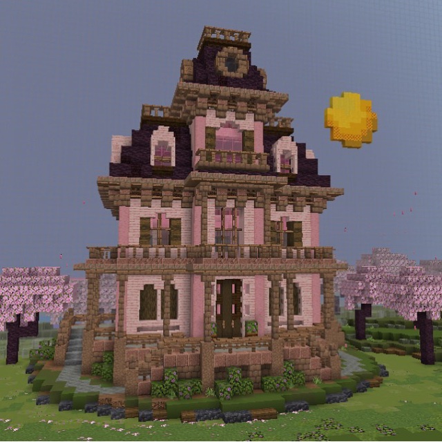 Blaze8516's tweet image. The cherry mansion

1.20 Mansion recolor 2/2

See it in game v
Server: meta-union
Java port: 25565
Bedrock port: 19132 or 19133
Then do /pw Blaze_Cherry mansion in the builders world 

#Minecraft #Minecraftbuilds #minecraftinspiration #MinecraftServer #minecraftart
