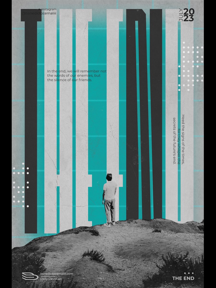 GM! In the end, we will remember not the words of our enemies, but the silence of our friends.