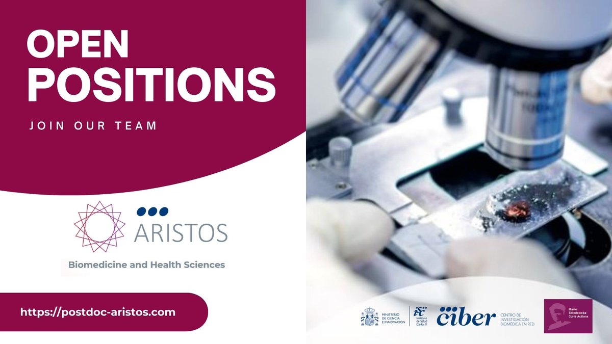 ARISTOS Postdoc (@postdocaristos) on Twitter photo 🌍 Calling #postdocjobs! Explore #ARISTOS program by <a href="/CIBER_ISCIII/">CIBER ISCIII</a> in Spain, offering international, intersectoral & interdisciplinary research opportunities. Competitive working conditions & focus on excellence! Apply at👉 postdoc-aristos.com/HowtoApply <a href="/CIBER_ISCIII/">CIBER ISCIII</a> <a href="/PostdocPal/">PostDoc_Pal</a> 🌍 Calling #postdocjobs! Explore #ARISTOS program by <a href="/CIBER_ISCIII/">CIBER ISCIII</a> in Spain, offering international, intersectoral & interdisciplinary research opportunities. Competitive working conditions & focus on excellence! Apply at👉 postdoc-aristos.com/HowtoApply <a href="/CIBER_ISCIII/">CIBER ISCIII</a> <a href="/PostdocPal/">PostDoc_Pal</a>