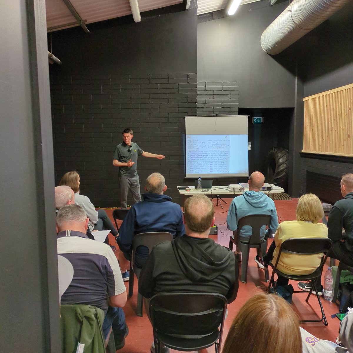 .<a href="/mvmt_sports/">MVMT sports</a> leading a session at the Rend Sports Coaching Clinic 2023

Currently reviewing <a href="/CoachKeane14/">Alan Keane</a> game plan from last night's game Vs Iceland