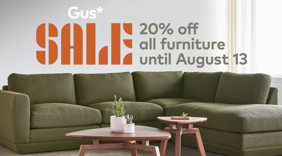 It's a GREAT day to save on <a href="/gusmodern/">Gus* Modern</a>  at Collectic Home in-store or online! Eco-friendly + ultra-stylish, we have several Gus* pieces on the showroom floor ready to take home today! - xoxo Joni #austin #summer #sale