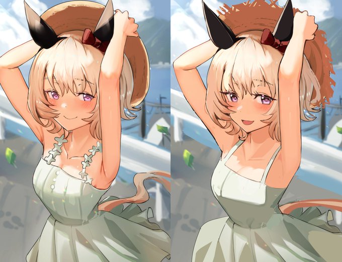 1年前の絵添削した 