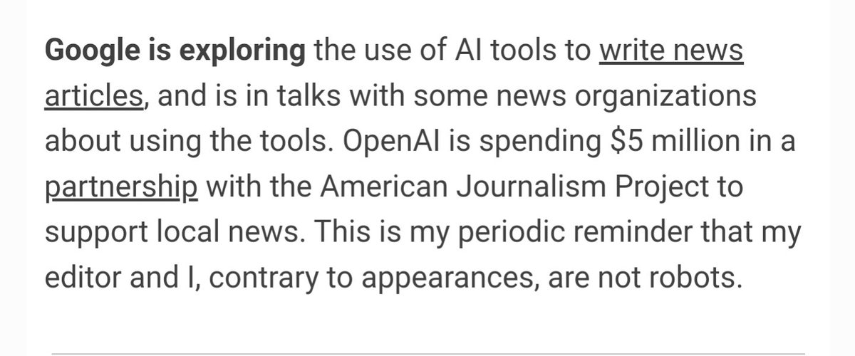 jofo2020's tweet image. I love @Reuters daily email!

#NotRobots 
#AI