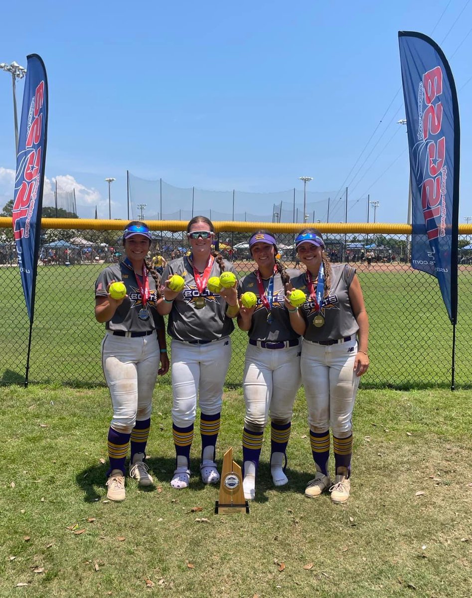 🏝️Beach Bombs💣 in Destin ⚡️💥😎
Makinley Harris (2024 LSUE Commit)
Hayden Averette (2024 William Carey Commit)
Tristan Allen (2025 Uncommitted)
Cinclaire Simpson (2024 Holmes Commit)