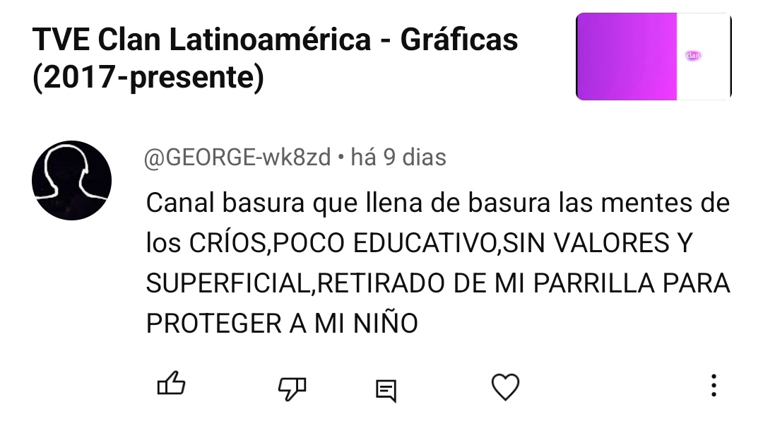 adielzwei's tweet photo. Não tinha visto esses comentários antes #YTComments https://t.co/RQMNySlFcI