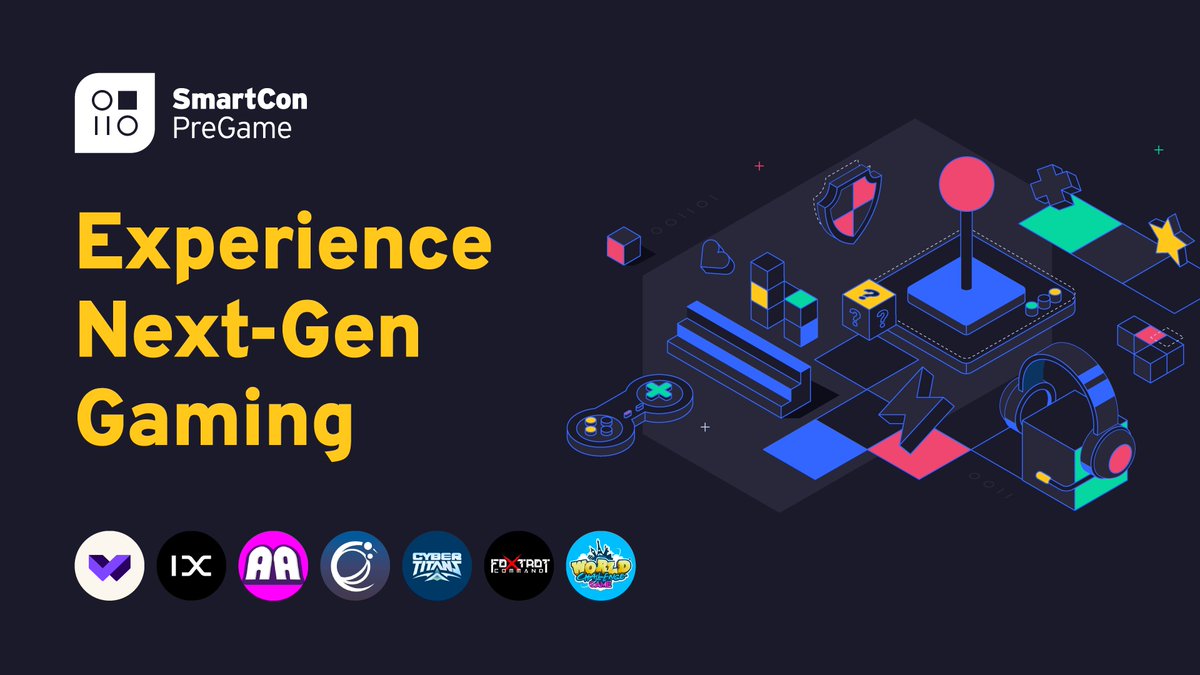 Announcing PreGame: #SmartCon 2023's marquee satellite event. Get an exclusive look into the best of Web3 gaming at an event purpose-built to excite, engage, and entertain. Here's what to expect 🧵⬇️