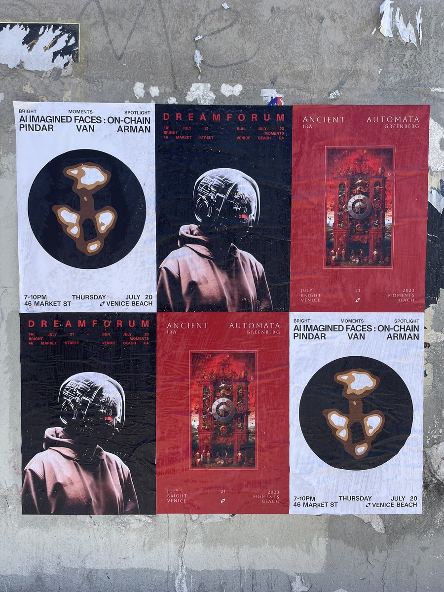 brtmoments's tweet image. Happy Saturday &amp;amp; Day 2 of Dreamforum!

Events from 12-11pm
🎤 AI &amp;amp; Hollywood @tinroof
🎤 AI &amp;amp; Brands Wilky May
🎤 AI &amp;amp; Music @boreta
🎤 Presentations @va2rosa @chav_ez @june_redthread @karan4d @ckhmod @AnoshaZanjani
🎤 Dreamforum Award Ceremony
🎵 DJ sets by @boreta &amp;amp; Open Courts