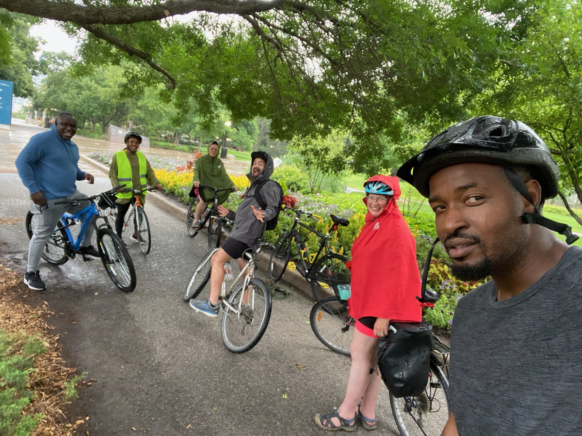 Bekanecycles's tweet photo. We had some soldiers for yesterday's ride, but in the end, the rain won the battle. 🙂😄 Shout-out to all soldiers who came through despite the rain. See you guys in two weeks #VeloFriday #Ottawa https://t.co/f0vWhv0zQn