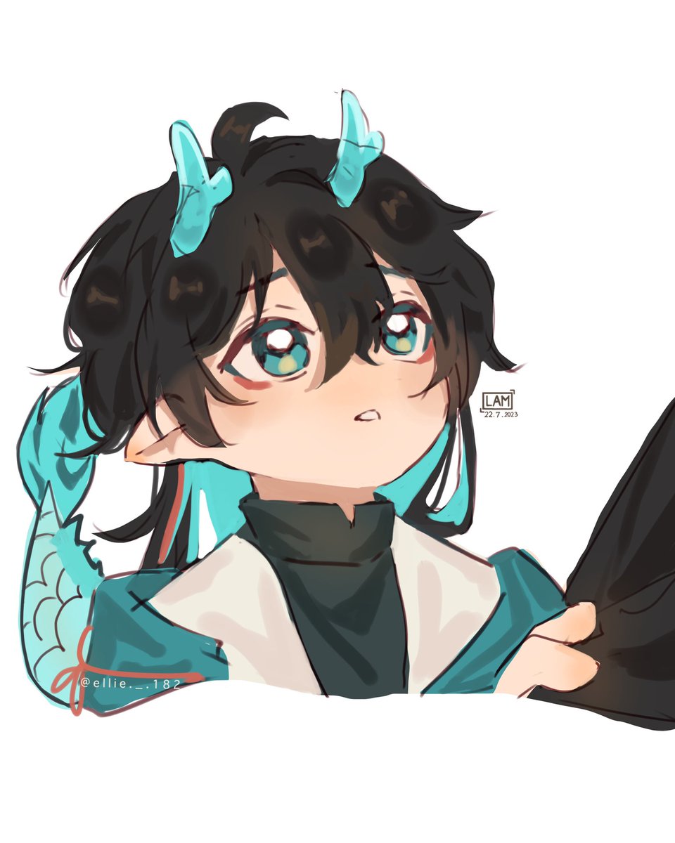 Art isn’t arting so I just went and draw a quick baby dan heng:D #danheng #HonkaiStarRail #hsr