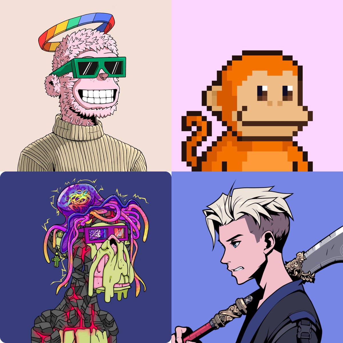 🧵Collection Expansions: 
What’s cool and what isn’t?🧵

I think the two most meaningful expansions on SOL were Y00ts for Degods(success) and SMB Gen3(failure up to now). 

On ETH: MAYC and Elementals.

Lets dive in and take a look at what they did that worked and didn’t work👇🏼