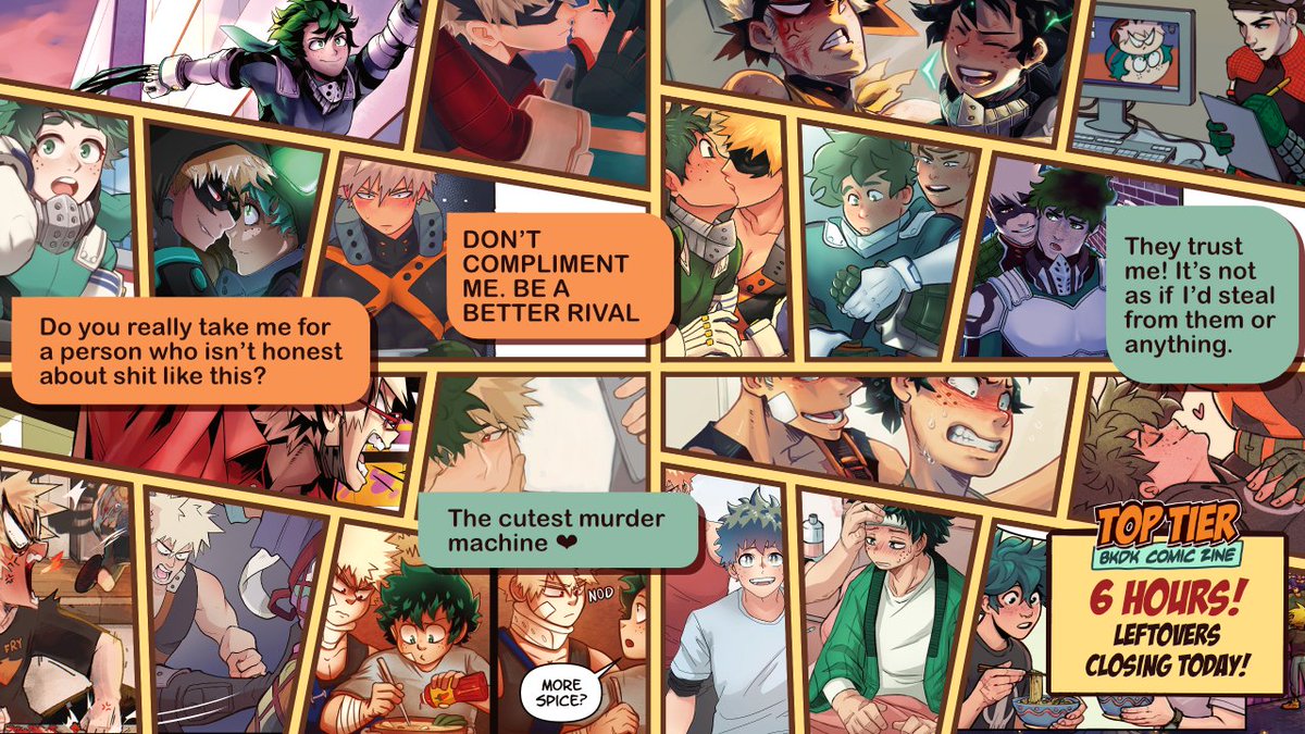 ⏰ LEFTOVERS CLOSE IN 6 HOURS! ⏰
This is our final reminder before leftovers close! Get your digital copy or leftover merch before it's too late!

🛒 bkdktoptierzine.bigcartel.com