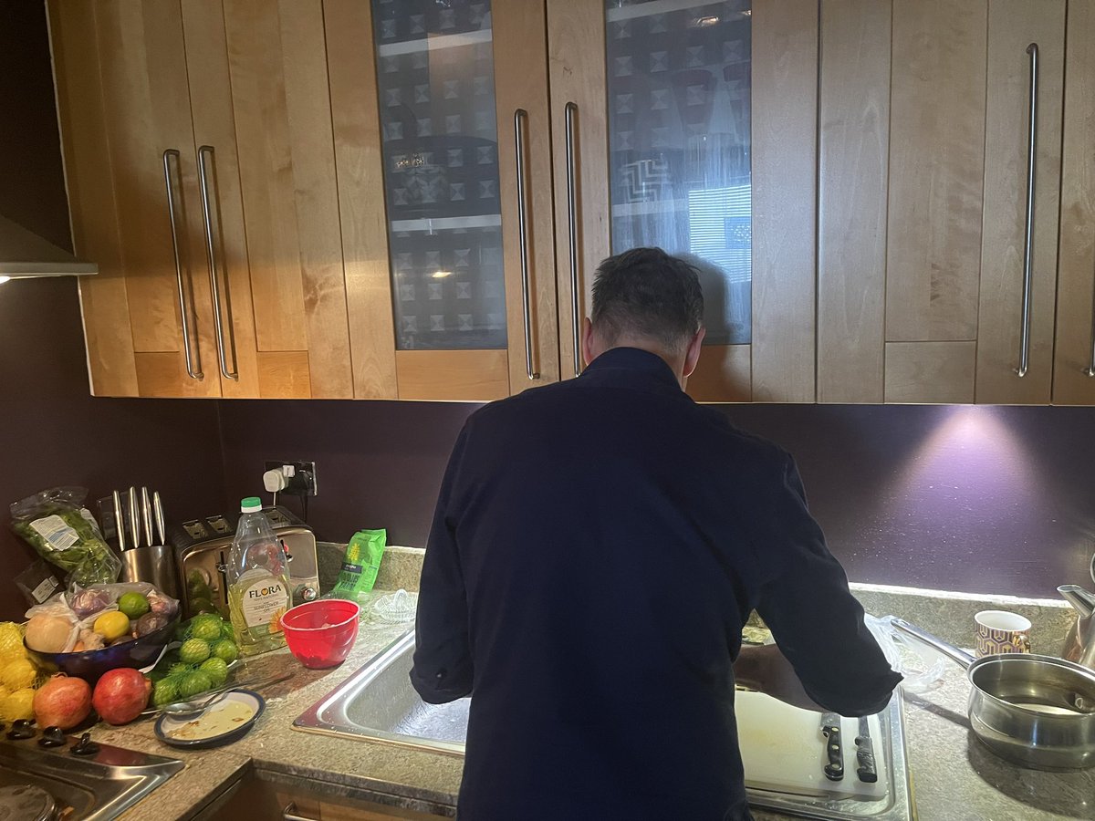S_Chelvan's tweet photo. #Messychef ๐ง๐พโ๐ณ back in the kitchen (second trip for 2023 (permission granted by sous chef @chelvanstanmore !)) โฆ ๐ฅ https://t.co/vMO1WPUn1j