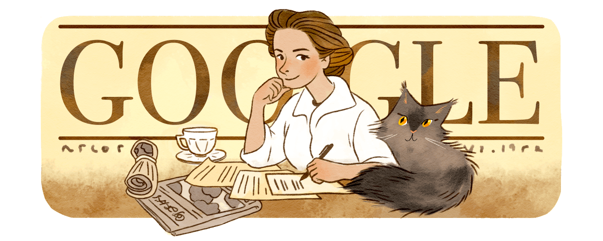 GoogleChile's tweet photo. "Eras presencia de mujeres y lección para un millón de hombres". ❤️

📰 Un día como hoy de 1908 nacía Lenka Franulic, la primera mujer periodista de Chile. Nuestro #GoogleDoodle rinde homenaje a una pionera en su profesión → https://t.co/A4behmAuer

Conoce su historia. 👇 https://t.co/rUTCN4jbE9