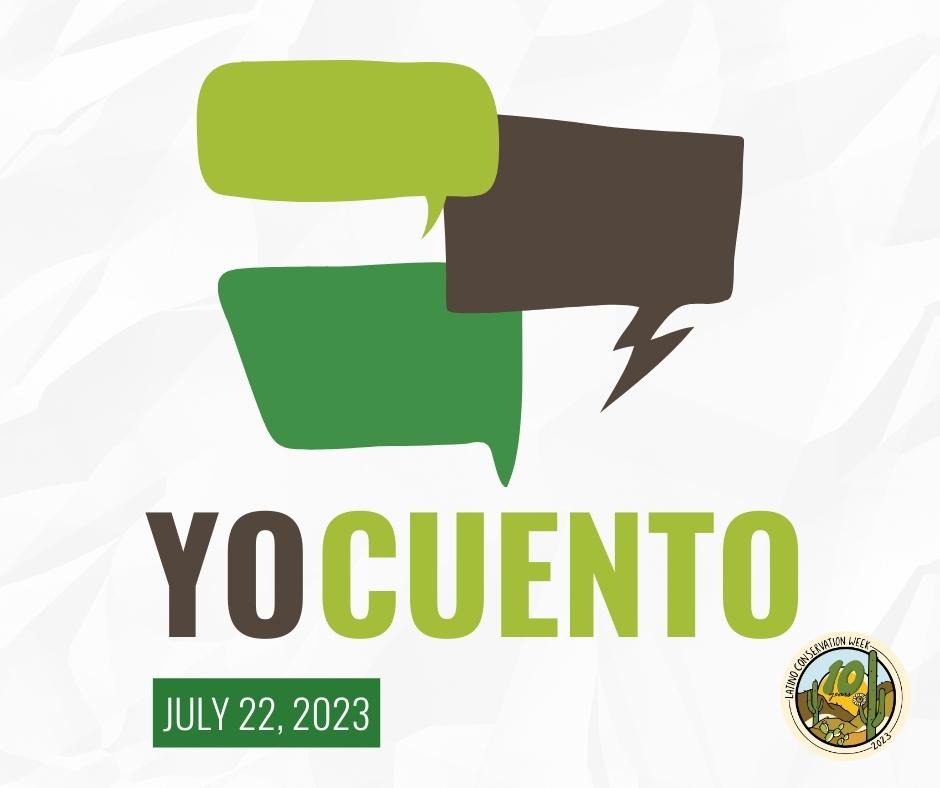 Through storytelling, we amplify the voices of our people and culture. Help us change the narrative, and make a call to action engage others in conservation and environmental stewardship this #LCW2023 🌱 #YoCuento