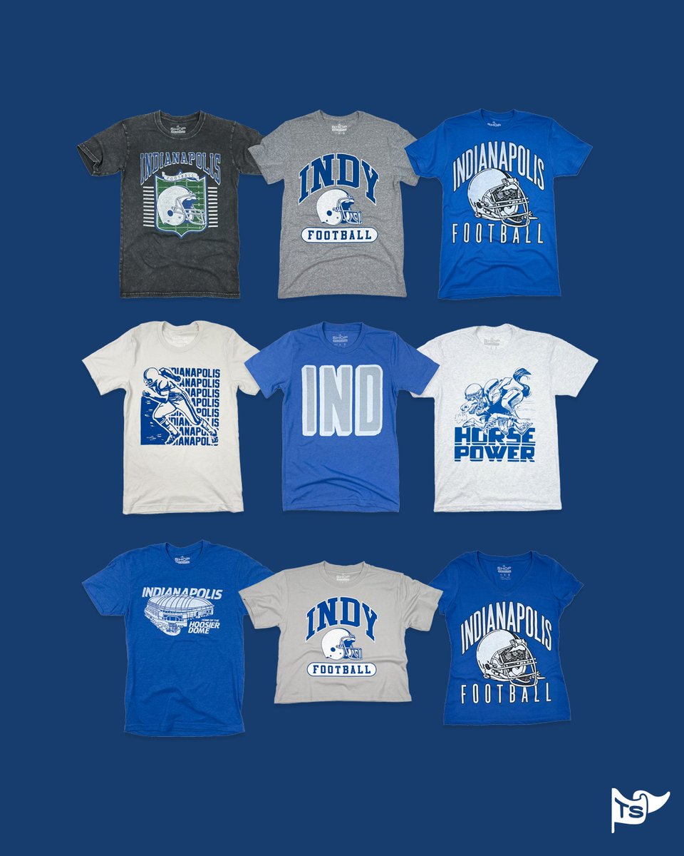TheShopIndy's tweet photo. Horseshoe Season Starts Now!! 9 new items to start our collection are online and in-stores! Scroll through to see it all! #IndyFootball #Indianapolis https://t.co/IeiqEjvLvg https://t.co/DnBy2K8SbR