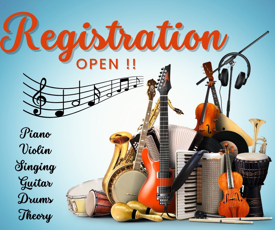 Book now for our new term beginning 14 August .
Midulsterschoolofmusic@gmail.com