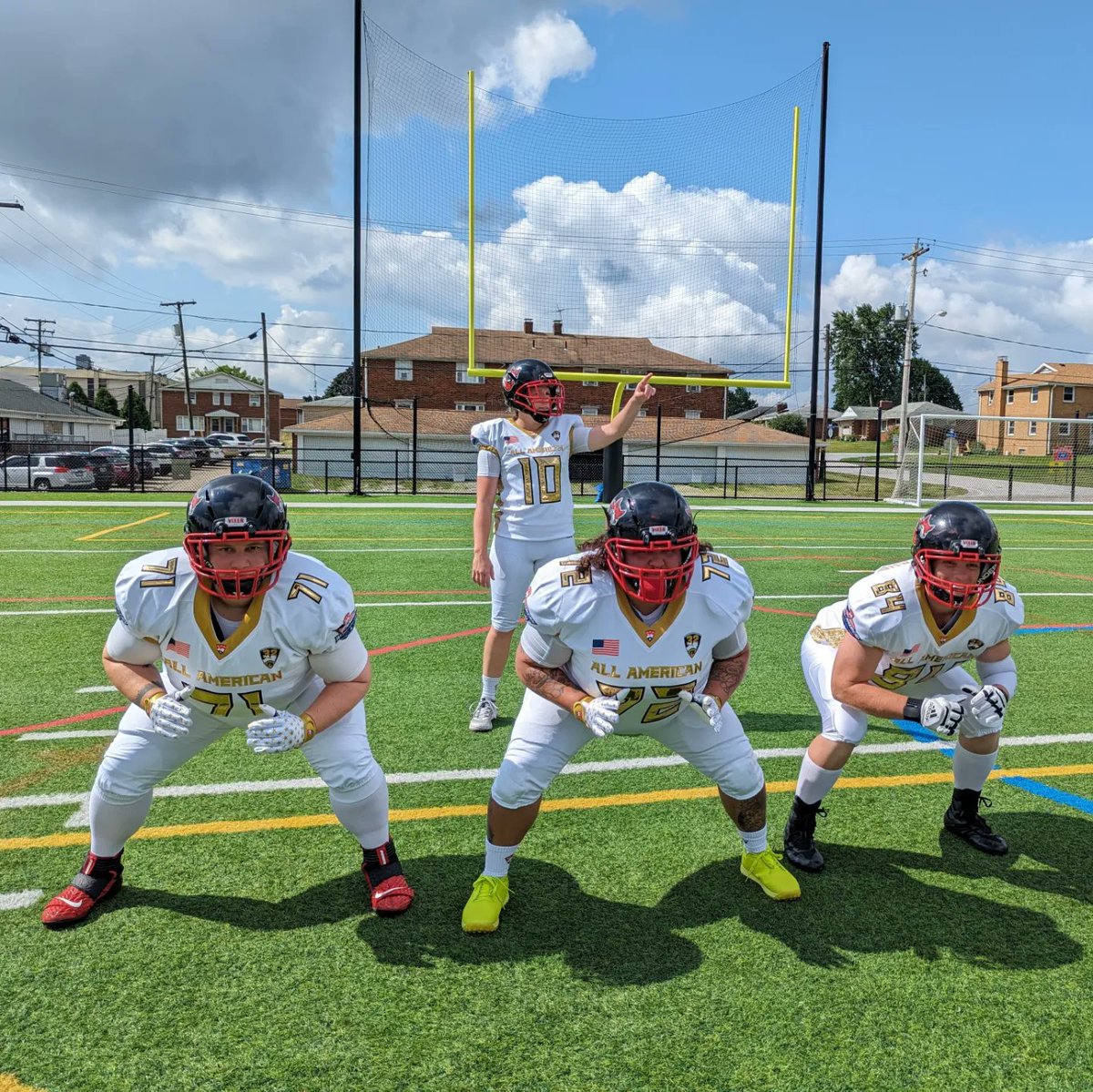 MN_Vixen's tweet photo. Getting ready for the @WFAfootball All-American game today. 
#FeartheFox #grateful #teammatesforever #MNVixen https://t.co/s9y9jZh5za